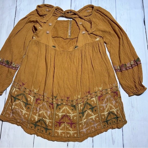 Free People Rhiannon Tie Back Mini Dress - Picture 5 of 6